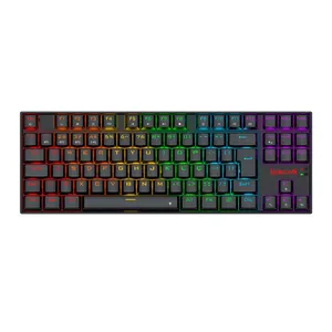 Teclado Mecanico Redragon Kumara Elite, Rainbow, Switch Azul, Wireless, Preto, K552-KRS-PT-BLUE