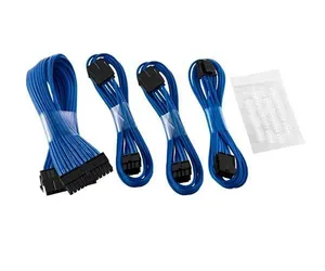 Kit de Cabos Extensores CableMod Basic Dual 6 + 2 Azul, CM-CAB-BKIT-D62KB-R