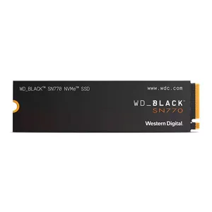 SSD WD Black SN770, 250GB, M.2 2280, PCIe NVMe, Leitura 4000 MB/s, Gravacao 2000 MB/s, WDS250G3X0E