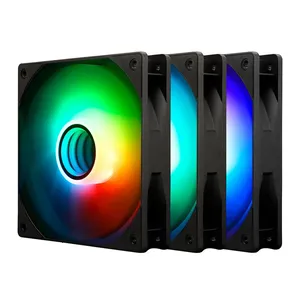 PRE VENDA - Kit Ventoinhas Thermalright TL-C12B-S V3 X3, ARGB, 3x120mm, Preto, TL-C12B-S-V3-X3