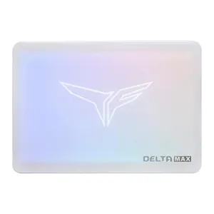 SSD Team Group T-Force Delta MAX Lite, RGB, 1TB, 2.5, Sata III 6GB, Leitura 560MB/s, Gravacao 510MB/s, Branco, T253TM001T0C425