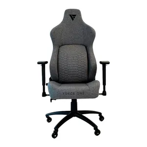Cadeira Gamer Force One Yokai Cloth, Cinza, FR.CD.CL.BK