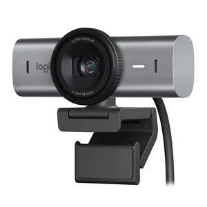 Webcam Logitech MX Brio, 4K 1080p, USB/Tipo-C, Cinza, 960-001548
