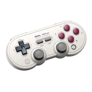 Controle 8BitDo SN30 Pro Classic Hall Edition, Bluetooth, Cinza, 80DJ04