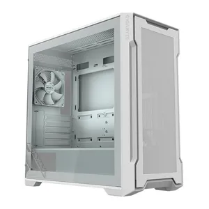 Gabinete Gamer Gigabyte C102 Glass Ice, Mid-Tower, Lateral de Vidro, Com 2 Fans, Branco, GB-C102GI