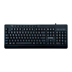 Teclado Fortrek OLK101, ABNT2, Preto, 75858