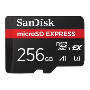Cartao de Memoria Sandisk Express, 256GB, Micro SDXC, UHS-I, SDSQXFN-256G-GN4NN