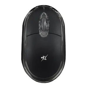 Mouse BRX USB NEON, Led Vermelho, 1000DPI, 3 Botoes, Preto, MOUBRXNSP1000