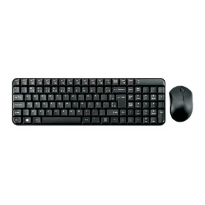 Kit Teclado e Mouse Multi Sem Fio Pretos, TC183