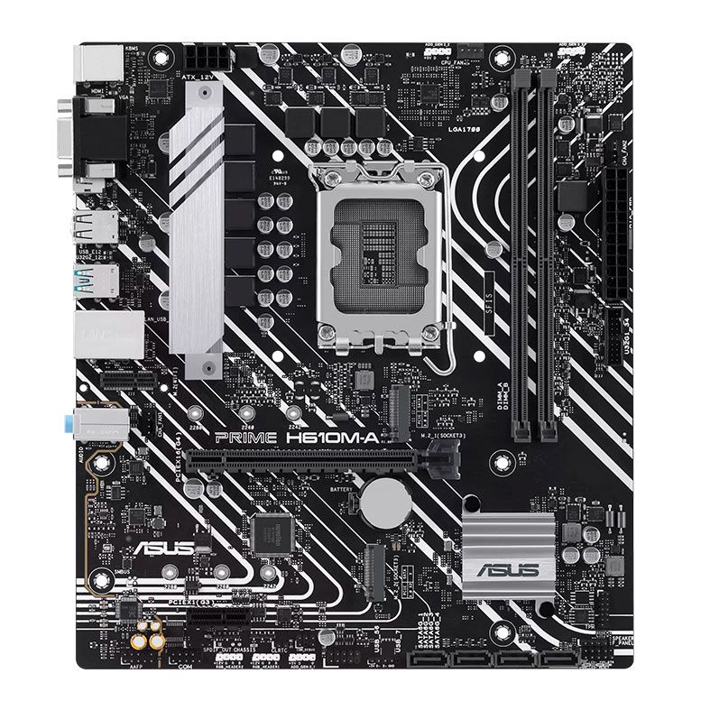 OPENBOX Placa Mae Asus Prime H610M-A, DDR5, Socket LGA 1700, M-ATX, Chipset Intel H610, PRIME-H610M-A