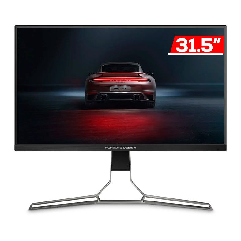 Monitor Gamer AOC Agon Pro Porsche Design, 31.5 Pol, Mini Led, 4K, UHD, 1ms, 144Hz, HDMI/DP, PD32M