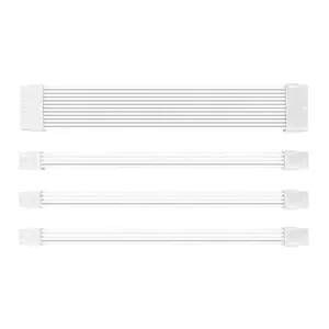 Kit Cabo Sleeved Pichau CS110, 24P+8P+PCIe 2x8P, Branco, PCH-CS110-WHT02