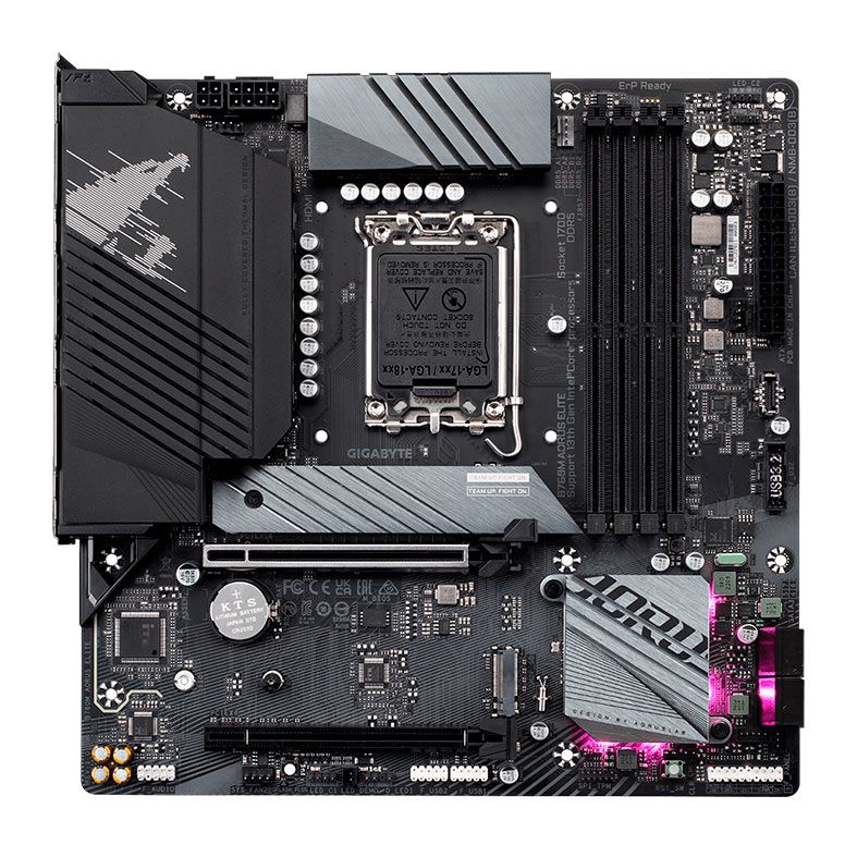 Placa Mae Gigabyte B760M Aorus Elite, DDR5, Socket LGA 1700, M-ATX, Chipset Intel B760, B760M-AORUS-ELITE