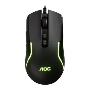 Mouse Gamer AOC GM170, RGB, 8000DPI, 7 Botoes, Preto, GM170-BK