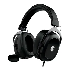 Headset Gamer Solid Gear Carbon 7.1, Drivers 50mm, Preto, H-200