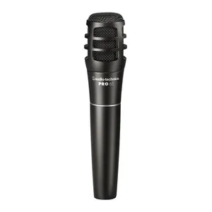 Microfone Audio Technica Cardioide Dinamico Instrumental XLR Preto, PRO63