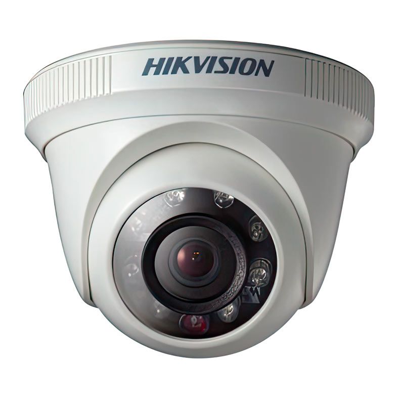 Camera Hikvision Dome Turbo HD, 1mp, Branco, DS-2CE56C0T-IRPF
