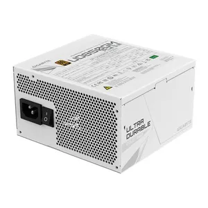 Fonte Gigabyte UD85GM PG5W, 850W, ATX 3.0, PCIe 5.0, Full-Modular, 80 Plus Gold, Branco, GP-UD850GM-PG5W