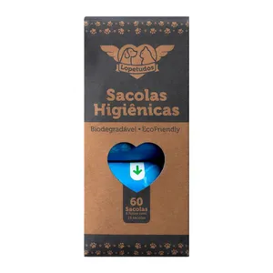 Sacolas Higiênicas Reforçadas Lopetudos, Com 4 Rolos, LP-SH-C4R