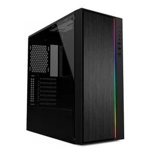 Gabinete Gamer KWG Vela M1 RGB Preto