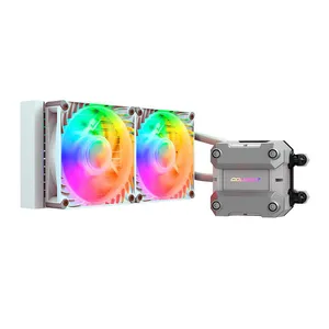 Water Cooler Cougar Poseidon Ultra 240, ARGB, 240mm, Branco, CGR-PSDUTRGB-W-240