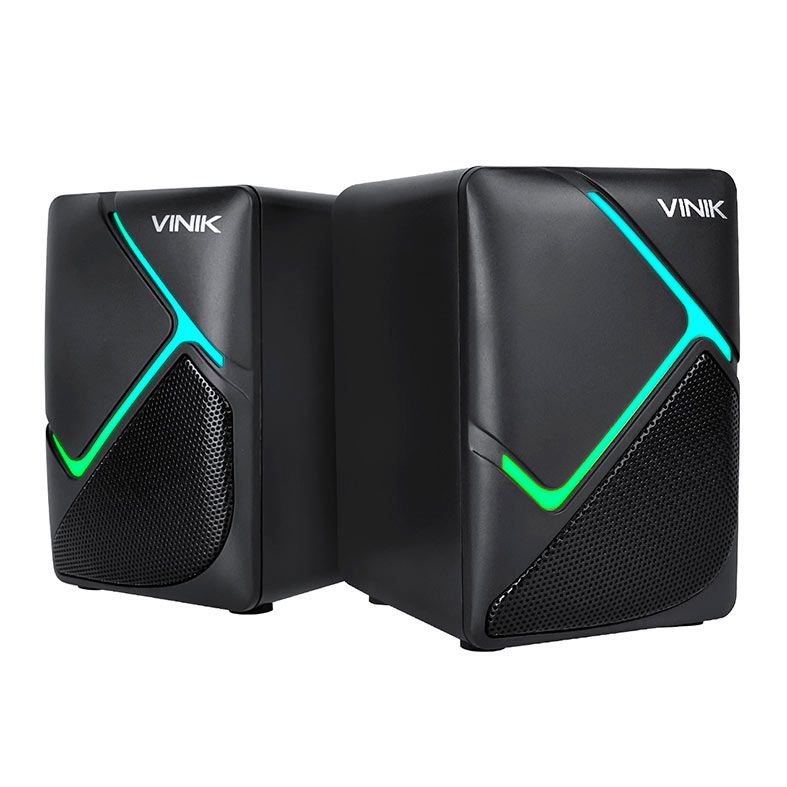 Caixa De Som Gamer Vinik Constelation, Rainbow, USB, 3.5mm, 2x3W, Preto, VSPKG6WCTL