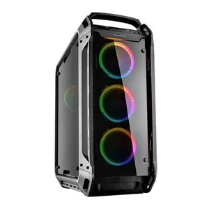 Gabinete Gamer Cougar Panzer EVO RGB, Full-Tower, Lateral de Vidro, Com 4 Fan, Preto, 106AMT0003-04