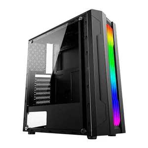 Gabinete Gamer Alseye Auro 3.0, Mid-Tower, Lateral de Vidro, Preto, AURO3