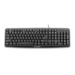 Teclado Multi Basico Slim USB Preto, TC065