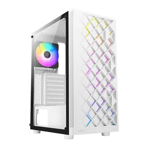 Gabinete Gamer AZZA Spectra, Lateral de Vidro, Com 1 Fan, Branco, CSAZ-280W