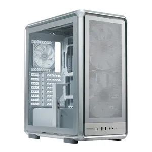 Gabinete Gamer Cooler Master Masterframe 500 Mesh, Mid-Tower, Com 3 Fans, Prata, MF500M-SHNN-S00