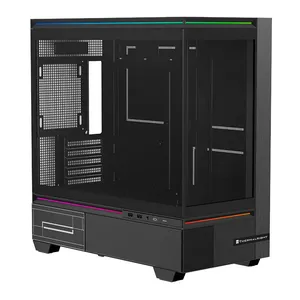 PRE VENDA - Gabinete Gamer Thermalright TL-M10, Mid-Tower, Lateral de Vidro, Preto, TL-M10-BK