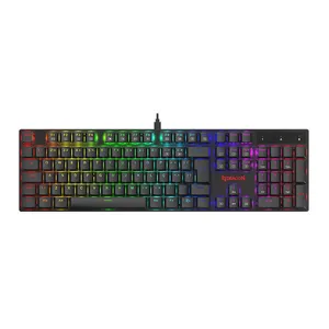 Teclado Mecanico Gamer Redragon Apas, RGB, ABNT2, Switch Marrom, Preto, K535-KB