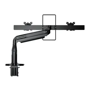 Suporte Articulado Para 2 Monitores Cougar DUO35, Ate 35 Pol, Preto, CGR-SDA-SB-01