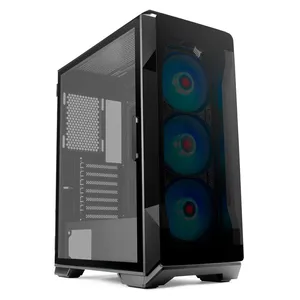 Gabinete Gamer Pichau Pouter 3 RGB Preto
