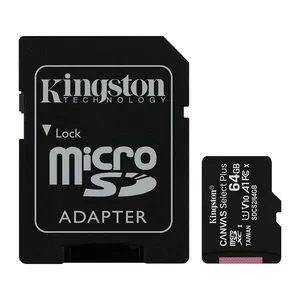 Cartao de Memoria Kingston 64GB Classe 10 Micro SDXC + Adaptador, SDCS2-64GB