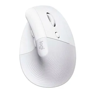 Mouse Vertical Ergonomico Logitech Lift, Bluetooth, 4000DPI, 6 Botoes, Branco, 910-006469