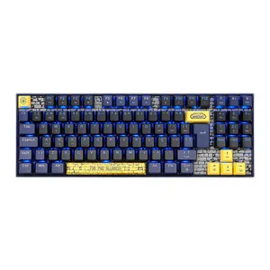 Teclado Mecanico Gamer Redragon World of Warcraft Alianca, Led Azul, Switch Blizzard, 6975763141700