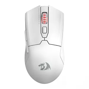 Mouse Gamer Redragon Fyzu Pro, Wireless, 26000DPI, 6 Botoes, Branco, M995W-PRO