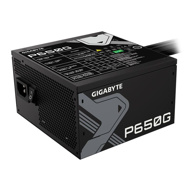 Fonte Gigabyte P650G 650W 80 Plus Gold Preto