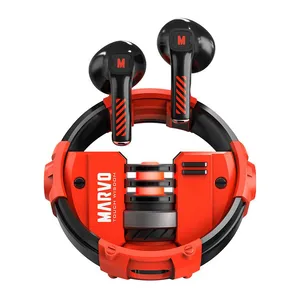 Fone de Ouvido Marvo BE-889, Bluetooth, Vermelho, BE-889