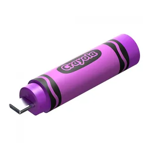 Pen Drive Sandisk Crayola, 128GB, USB-C, Vivid Violet, SDCZIC-128G-G46V