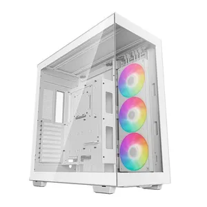 Gabinete Gamer Deepcool CH780, ARGB, Full-Tower, Lateral de Vidro, Com 3 Fans, Branco, R-CH780-WHADE41-G-1