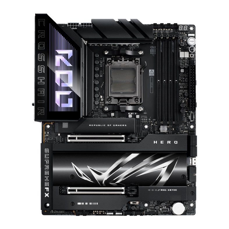 Placa Mae Asus ROG Crosshair X870E Hero DDR5 Socket AMD AM5 ATX Chipset AMD X870E
