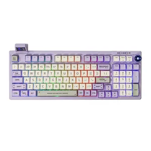 Teclado Mecanico Epomaker RT100, ARGB, Switch Flamingo, Purple, RT100-PP-FLG