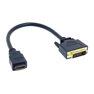 Adaptador DVI Para HDMi MD9, Preto, 9708