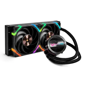 Water Cooler Valkyrie Dragonfang GL240, RGB, 240mm, Preta, GL-240-BLK