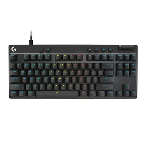 Teclado Gamer Logitech Pro XL TKL Rapid, RGB, Switch Magnetico-Analogico, Preto, 920-013131