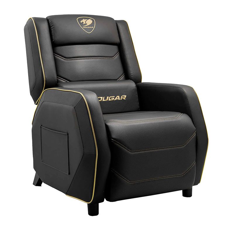 Poltrona Gamer Cougar Ranger S Royal Preto e Dourado