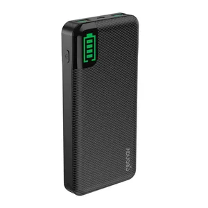 Carregador Portatil Geonav PB20K, 20000mAh, Micro USB/USB-C, Preto, PB20KBK